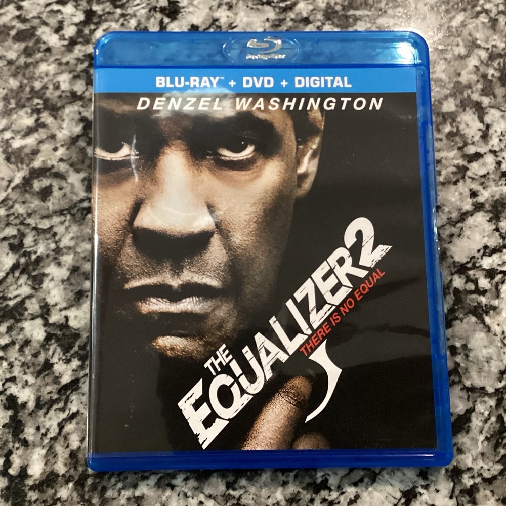 🟡 The Equalizer 2 “There Is No Equal” - Denzel Washington - Blue-Ray & DVD